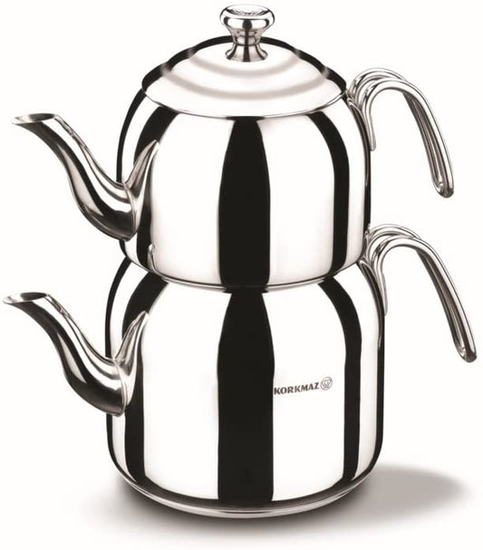 TEA POT KORMAZ S.STEEL HANDLE