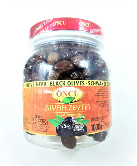 ONCU BLACK OLIVES 1KG