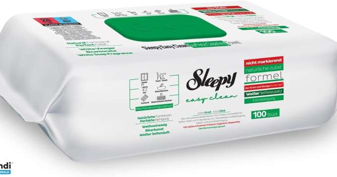 SLEEPY CLEANING WIPES GREEN