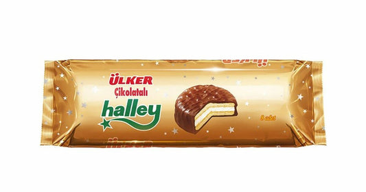 ULKER HALLEY CHOCOLATE BISCUITS  10 PACK